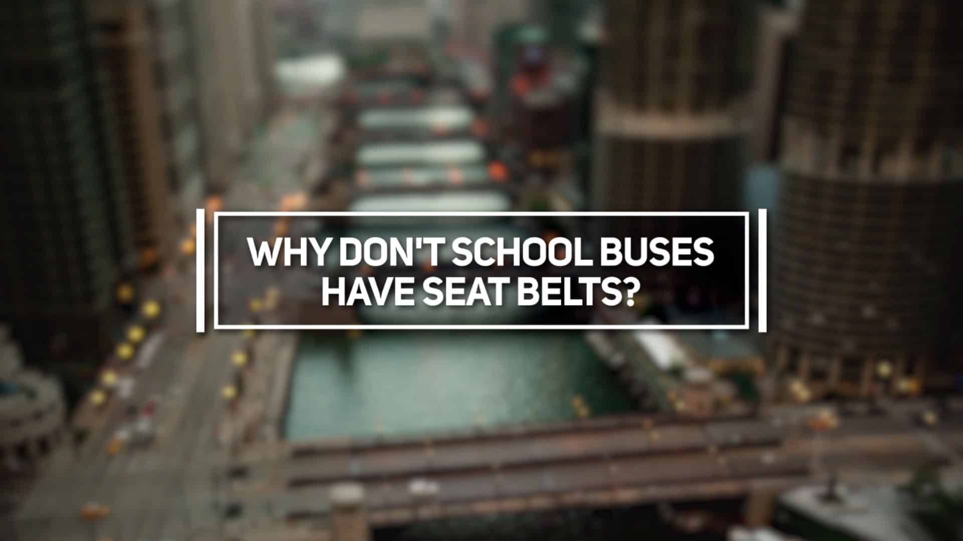 Why Don&#039;t School Buses Have Seat Belts?